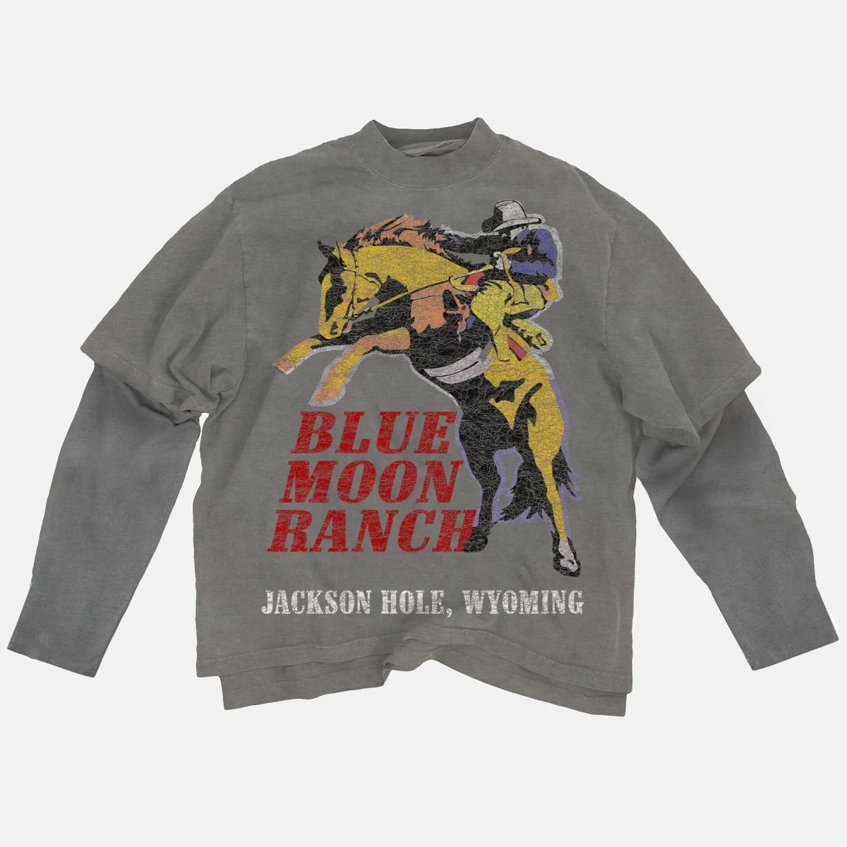 Faux-Layered Long Sleeve Tee