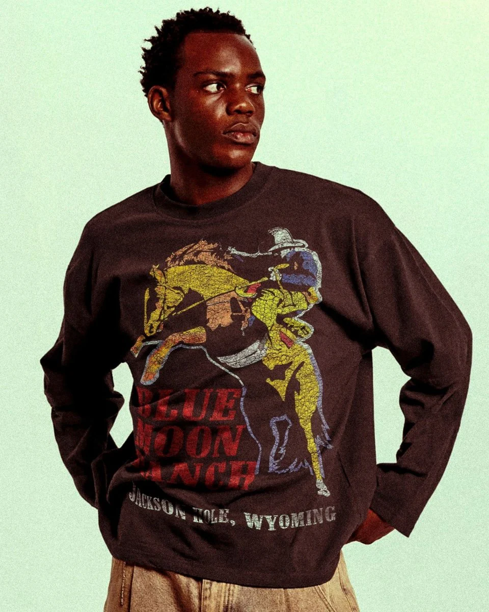 Faux-Layered Long Sleeve Tee - Image 3
