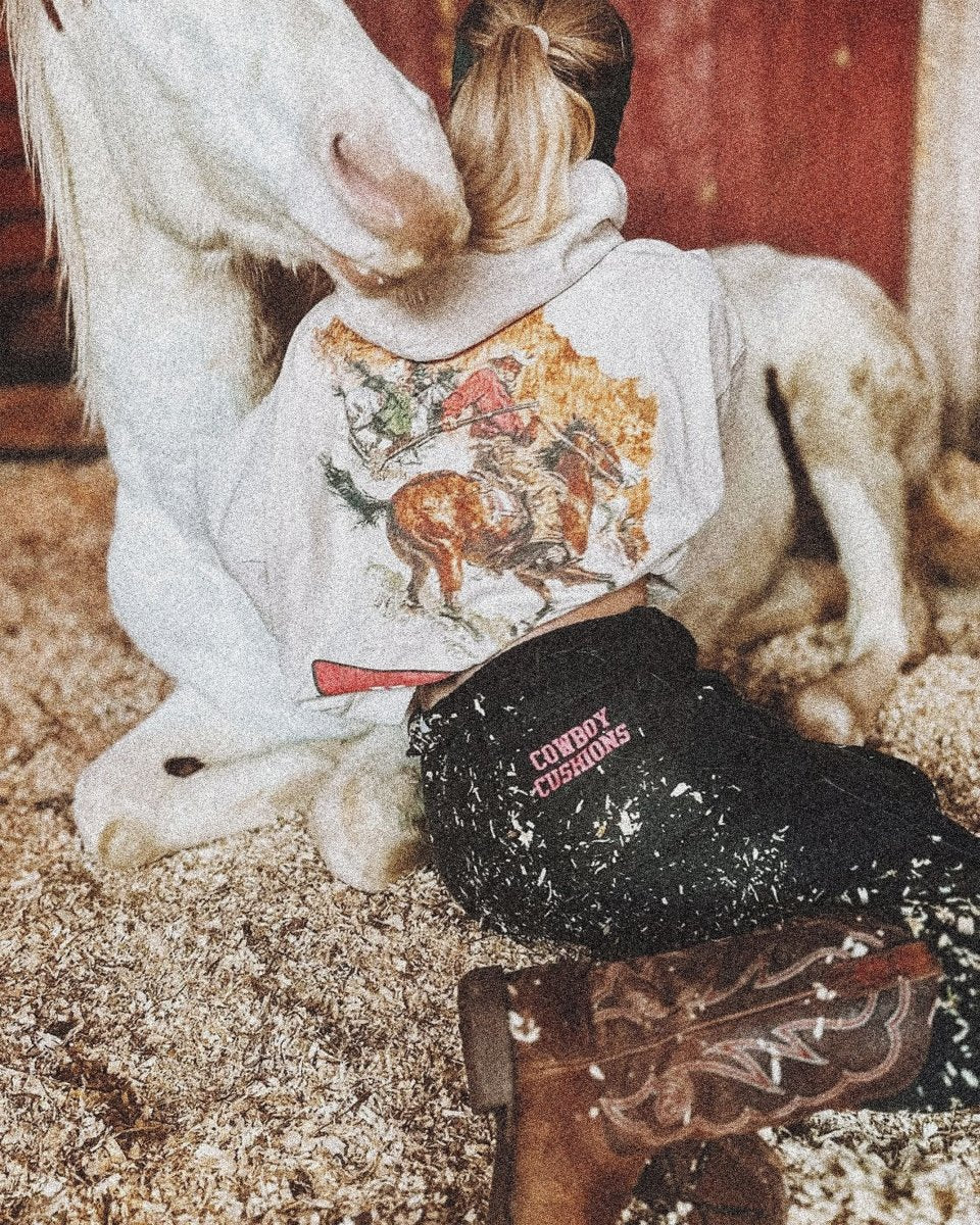 Sun Faded Boxy Distressed Hoodie - Image 8